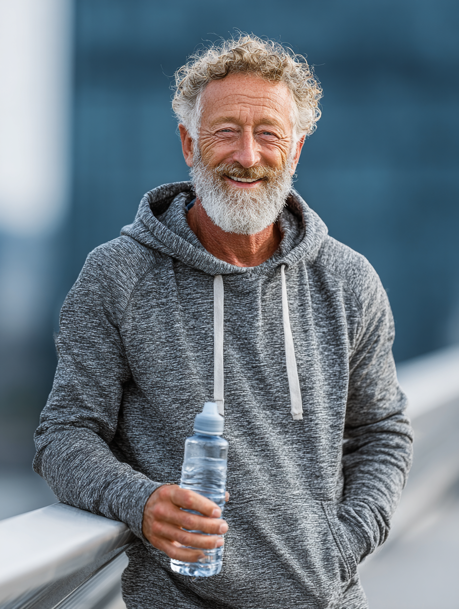 Seniorzy ćwiczący w parku